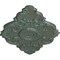 Ekena Millwork Piedmont Ceiling Medallion, Hand-Painted Cloud Burst Crackle, 37"W x 26"H x 1 3/8"P CM37X26PECBC - alternate 3